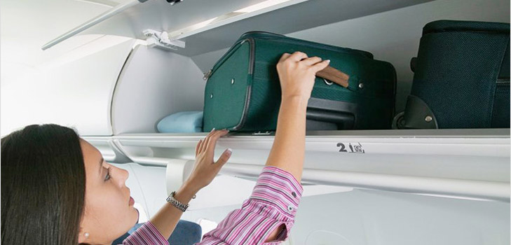 Le regole per trasportare il bagaglio in un aereo