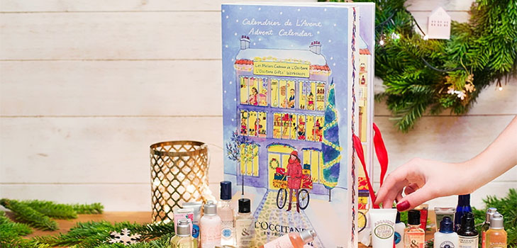 Umore festivo: Calendario dell'Avvento L'Occitane