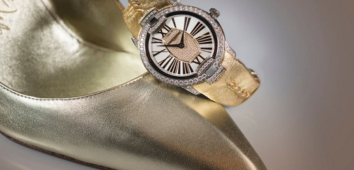 Fascino degli anni '40 nella linea di orologi di gioielleria Velluto di Massaro