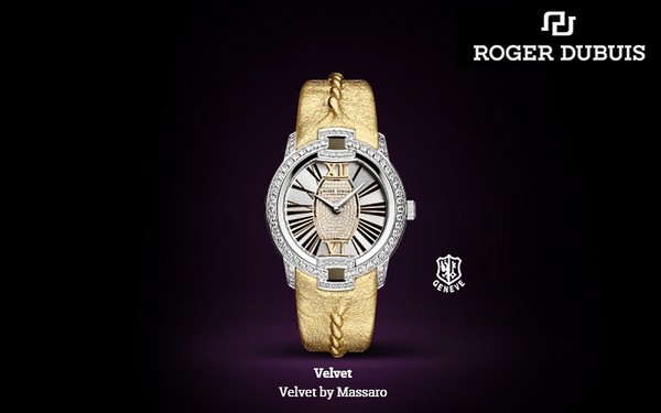 Fascino degli anni '40 nella linea di orologi di gioielleria Velluto di Massaro