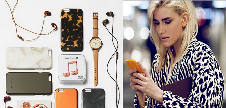 Duo svedese: collezione di accessori Happy Plugs x H & M