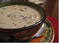 zuppa con champignon 