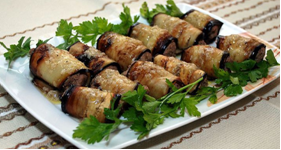 champignons e melanzane