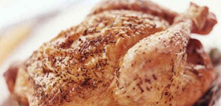 Pollo appetitoso nel forno