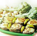 Carciofi ripieni di champignons