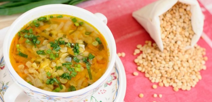 una ciotola di zuppa