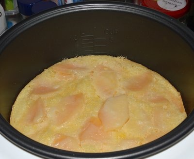 Come cuocere un charlotte in una multivarch - pasto passo foto ricetta Torta di mele Photorecept nel multivarch