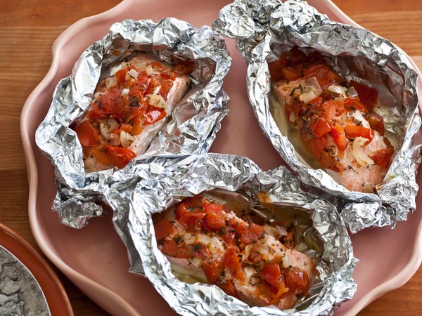 Salmone rosa in carta stagnola: ricette