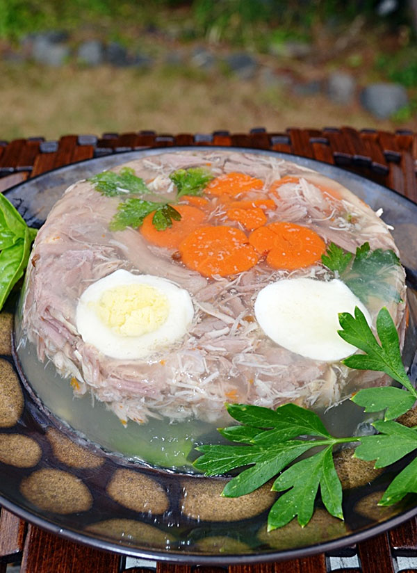 Ricette di un raffreddore con foto fatte passo dopo passo - da maiale, stinco, manzo, cosce di pollo, con gelatina