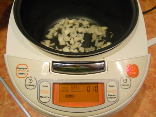 Maiale in una salsa cremosa in un multivarch