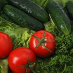 Come tagliare magnificamente cetrioli e pomodori
