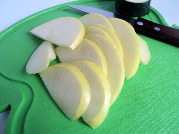 Bella porzione e porzione di frutta