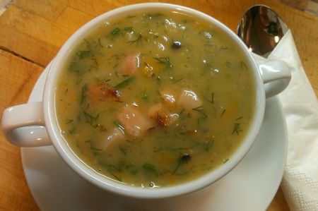Come cucinare la zuppa di piselli