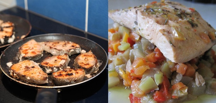 Come cucinare il salmone rosa? Ricette di salmone rosa succoso e morbido in forno con panna acida