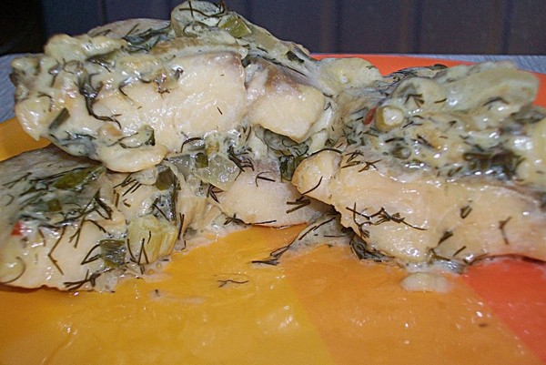 Come cucinare il salmone rosa? Ricette di salmone rosa succoso e morbido in forno con panna acida