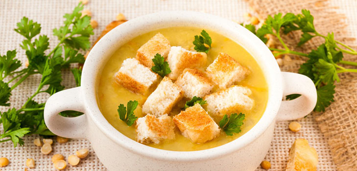 Come cucinare la zuppa di piselli
