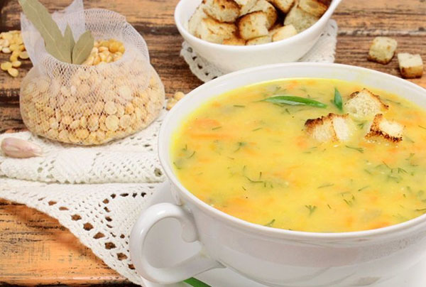 Come cucinare la zuppa di piselli