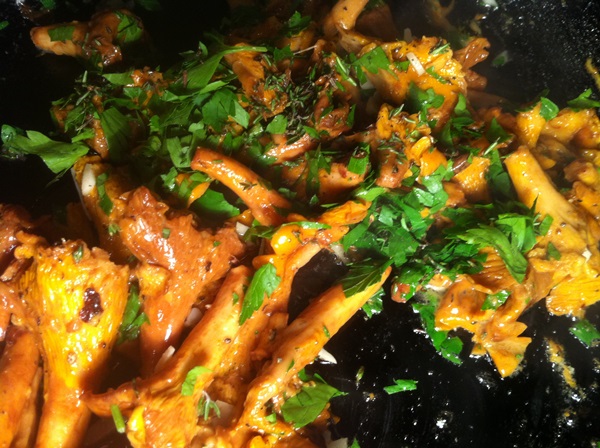 Come cucinare i finferli in una padella
