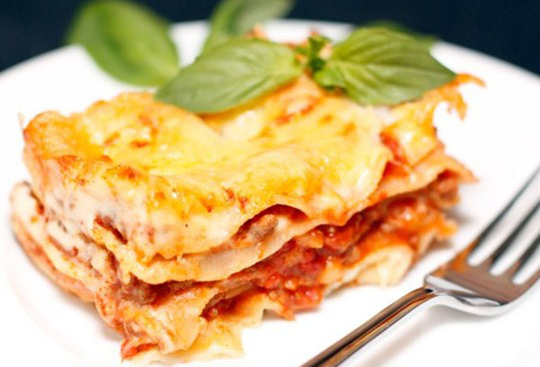 Ricetta per lasagne piccanti vegetariane di IKFA