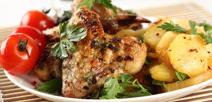 Ricette di patate con pollo al forno