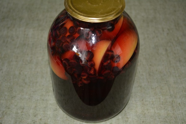 Compote dalla frittata di chokeberry