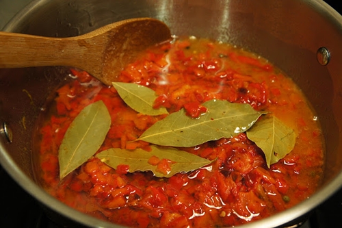 Ricetta fotografica per la conservazione del pepe bulgaro per l'inverno