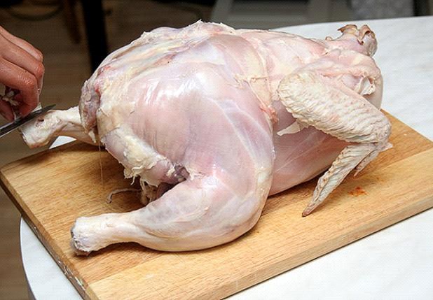 pollo sulla lavagna