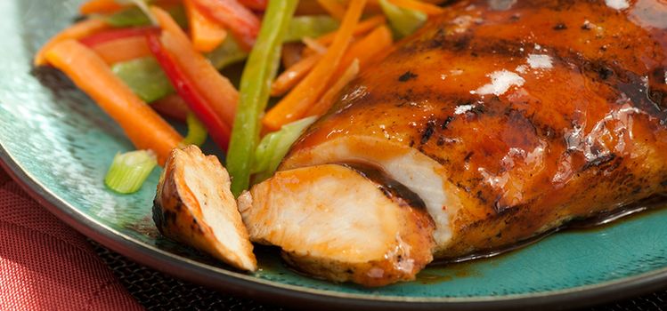 Pollo in salsa di miele al forno