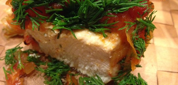 Pollo in salsa di pomodoro