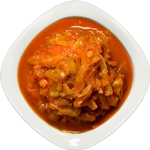 Lecho di zucchine per l'inverno con concentrato di pomodoro