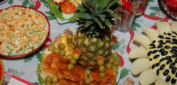 tavolo festivo