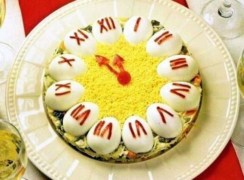 insalata sotto forma di ore