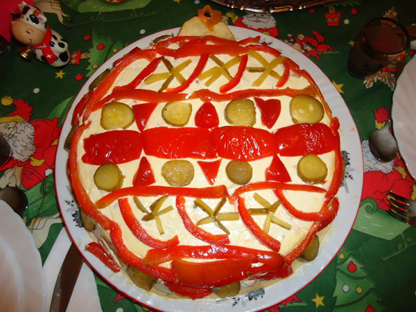 Insalate di Capodanno - ricette semplici, economiche e deliziose per il gallo di Capodanno 2017 con foto
