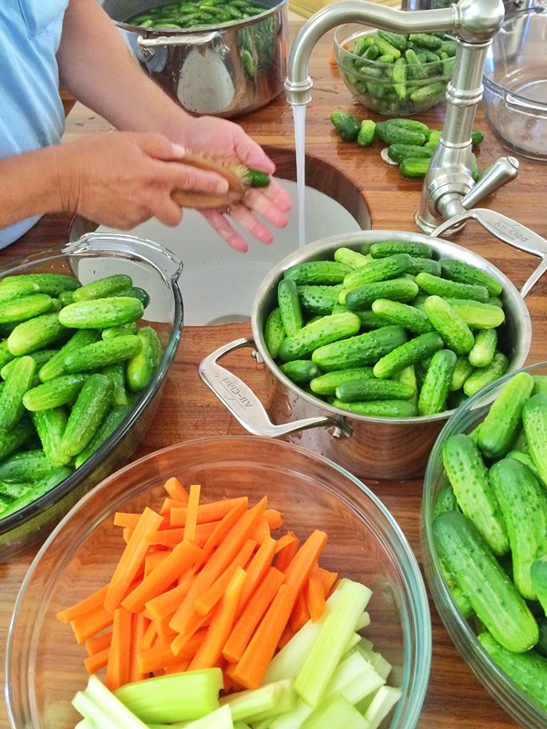Cetrioli saporiti con aglio per l'inverno
