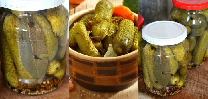 Cetrioli con senape per l'inverno in lattine, ricette con foto