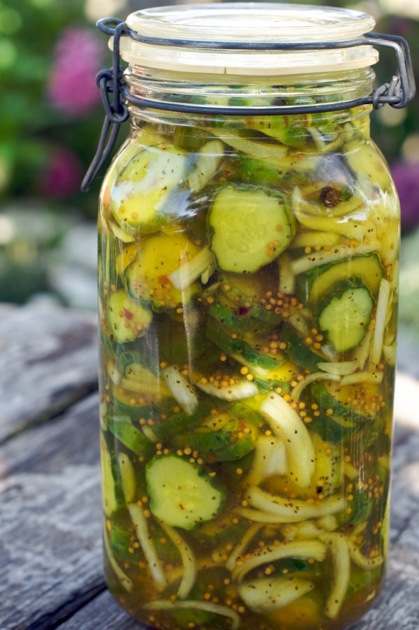 Cetrioli con senape per l'inverno in lattine, ricette con foto