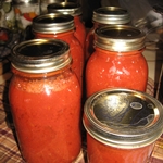 Cetrioli in pomodoro per l'inverno