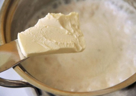 Farina d'avena nel latte