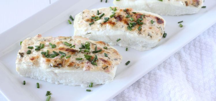 Halibut cotto nel forno