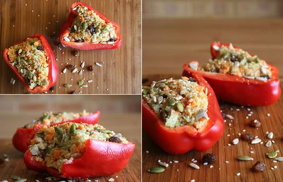 Pepe ripieno di verdure, per l'inverno - ricetta foto
