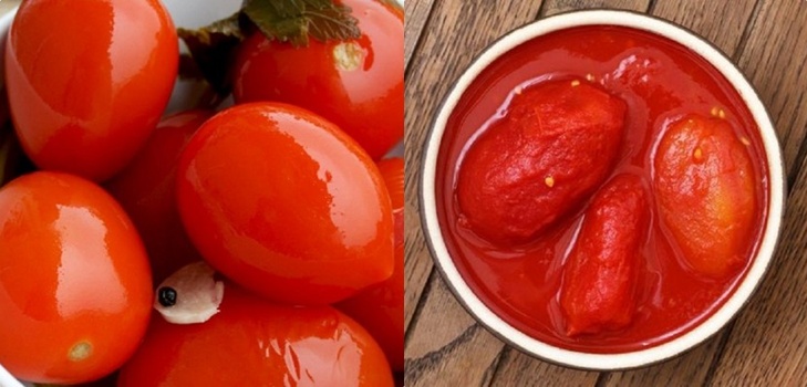 Pomodori nel loro stesso succo per l'inverno, ricette con foto
