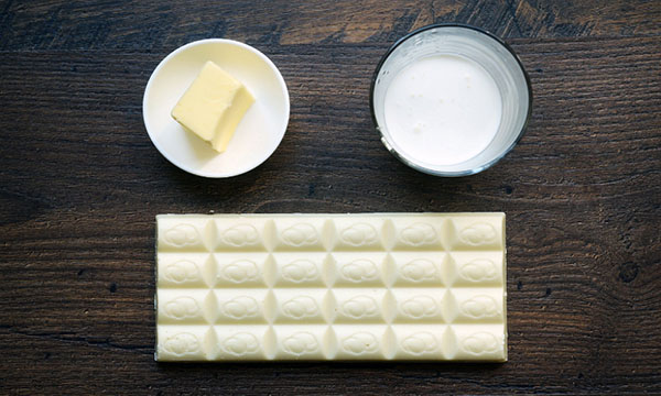 Una semplice ricetta: focacce di cioccolato festive con ganash