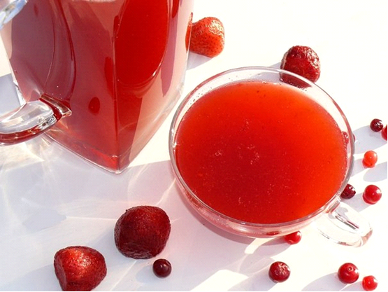 gelatina di fragole
