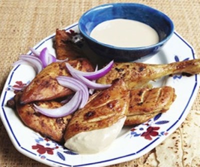 Pollo al forno con salsa di sesamo