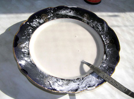 Pesce in latte crudo