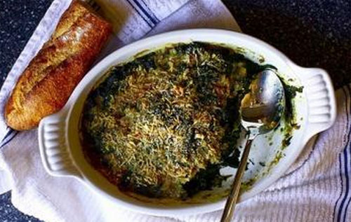 Casseruola di spinaci