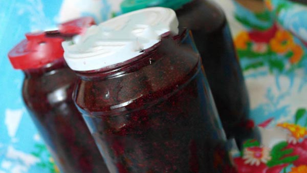 Ribes con zucchero per l'inverno senza cottura, Pyatiminutka, congelato. Ricetta di ribes, grattugiata con zucchero per l'inverno (senza frigorifero) Ribes con zucchero per l'inverno senza cottura, Pyatiminutka, congelato. Ricetta di ribes, grattugiata con zucchero per l'inverno (senza frigorifero)