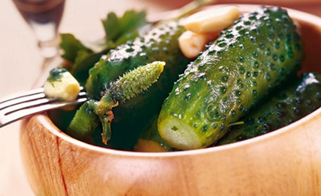 Cetrioli secchi per l'inverno