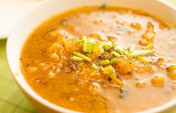 Deliziosa zuppa di zucca