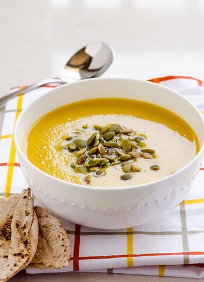 Deliziosa zuppa di zucca